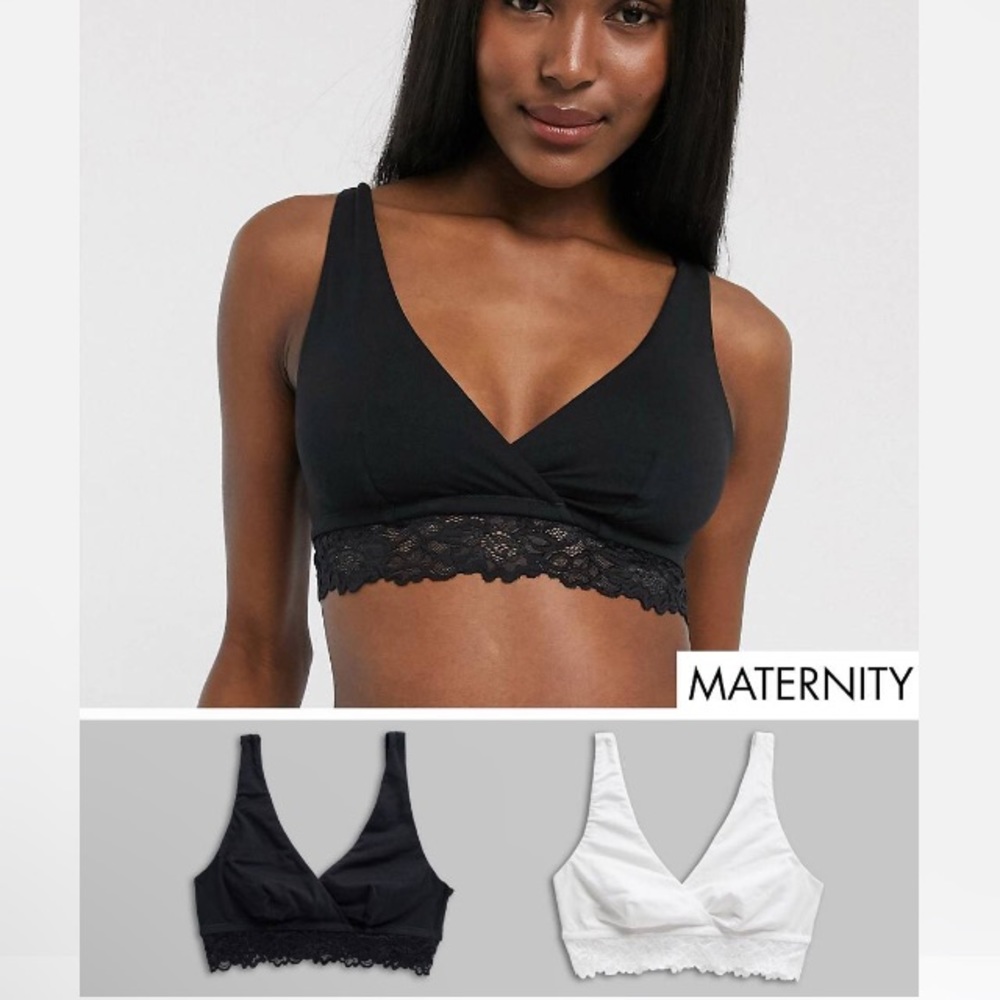 COTTON Maternity bra 2 pieces multipack by New Look
